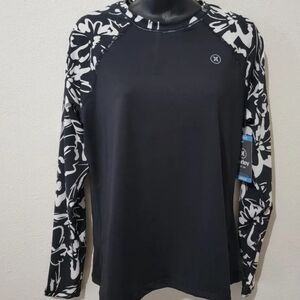 Womens Hurley Rash Gaurd NWT